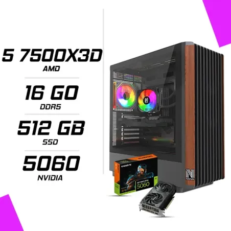 PC Gamer AMD Ryzen 5 7500X3D RTX 5060 8G