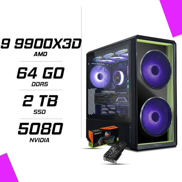 PC Gamer AMD Ryzen 9 9900X3D RTX 5080 16G