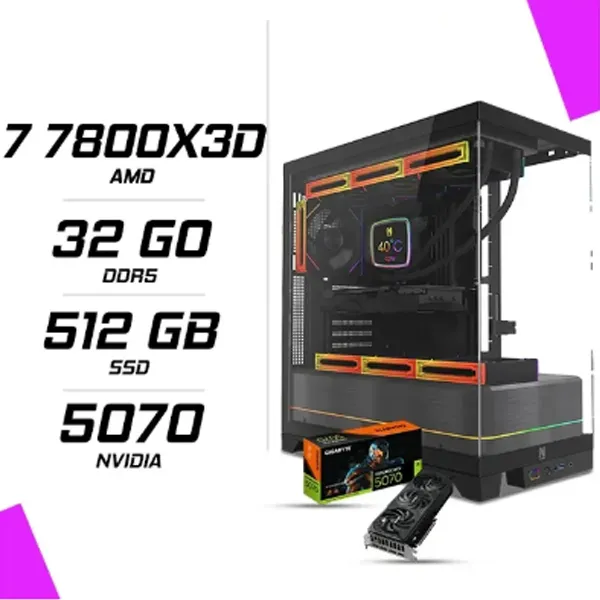 PC Gamer AMD Ryzen 7 7800X3D RTX 5070 12G