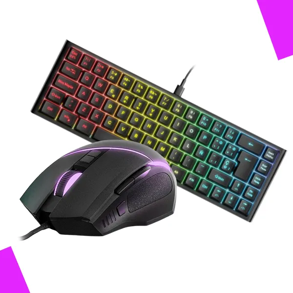 COMBO Souris Gaming ESG M2 Flash + Clavier Gaming ESG K4 Kompact RGB