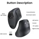 UGREEN SOURIS SANS FIL BLUETOOTH MULTI-MODE VERTICAL (25444)