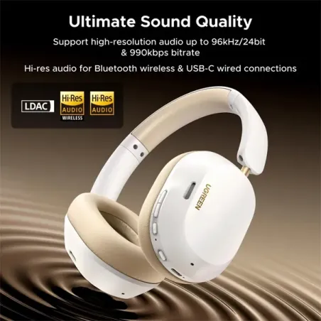 UGREEN HiTune MAX 5C HYBRID ANC Blanc (35758)