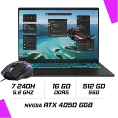 ASUS VIVOBOOK V16 V3607VU Intel Core 7 240H/16Go DDR5/512GB SSD/RTX 4050 6G/16" 144Hz/Windows11 (90NB15Q1-M00HH0)