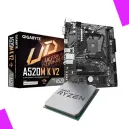 AMD Ryzen 5 3400G (3.7 GHz / 4.2 GHz) Tray + Gigabyte A520M K V2