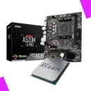 AMD Ryzen 5 5600GT Wraith Stealth (3.6 GHz / 4.6 GHz) + MSI A520M-A PRO