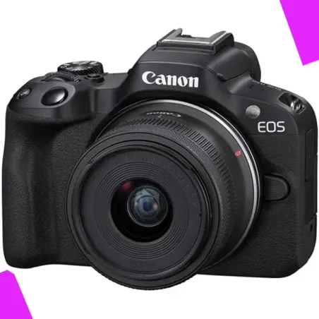 CANON EOS R50 RF-S18-45mm + FEELWORLD F5 4K MONITEUR 5"