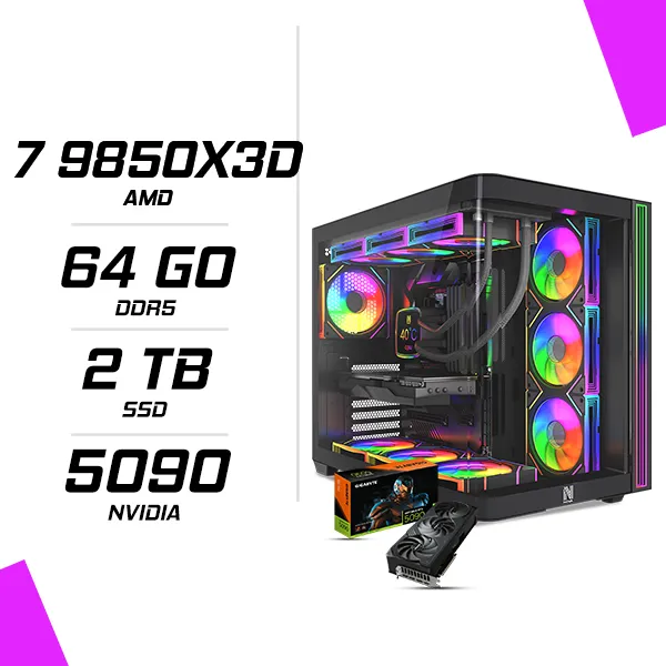 PC Gamer AMD Ryzen 7 9850X3D RTX 5090 32G