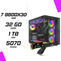 PC Gamer AMD Ryzen 7 9800X3D RTX 5070 12G