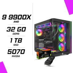 PC Gamer AMD Ryzen 9 9900X RTX 5070 12G