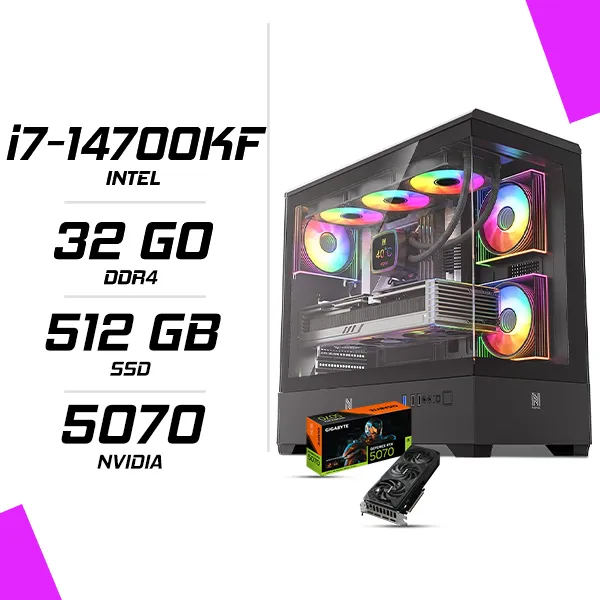 PC Gamer Intel i7-14700KF RTX 5070 12G
