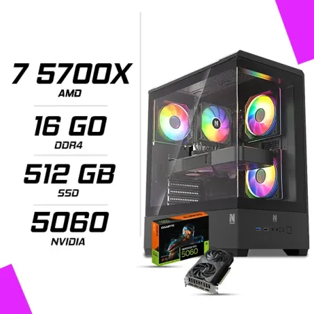 PC Gamer AMD Ryzen 7 5700X RTX 5060 8G