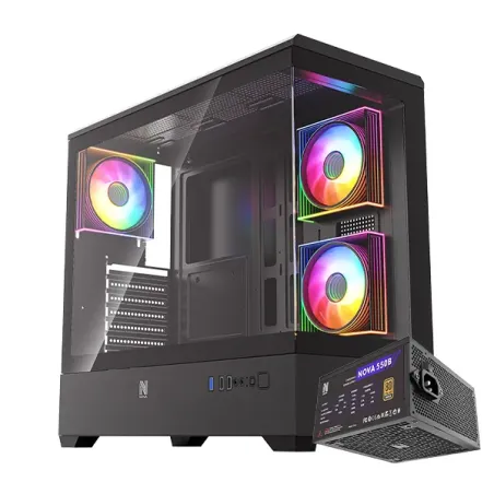 NOVA ECLIPE Noir + NOVA 550W BRONZE 80+