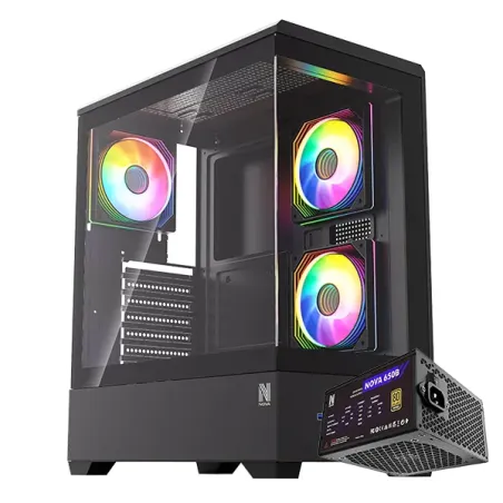 NOVA OMEGA Noir + NOVA 650W BRONZE 80+