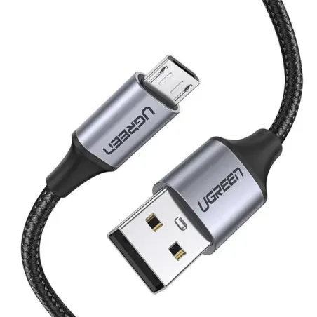 UGREEN US290 CABLE USB-A VERS MICRO USB 1M (60146)