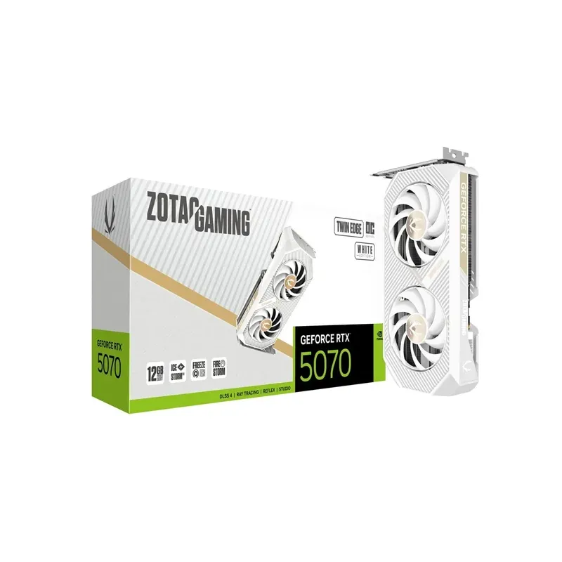 ZOTAC GAMING GeForce RTX 5070 12GB TWIN EDGE OC Blanc Edition ZOTAC GAMING GeForce RTX 5070 12GB TWIN EDGE OC Blanc Edition