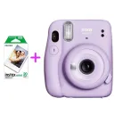 FUJIFILM INSTAX MINI 11 Lilac Purple + FUJIFILM FILM INSTAX Mini Eu 2 GLOSSY (10x2pck)
