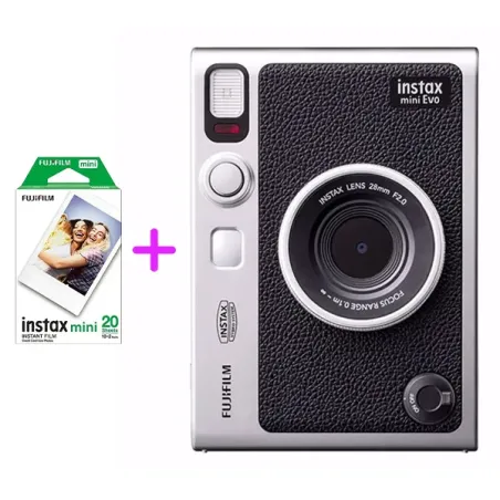 FUJIFILM INSTAX MINI EVO + FUJIFILM FILM INSTAX Mini Eu 2 GLOSSY (10x2pck)