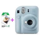 FUJIFILM INSTAX MINI 12 Bleu + FUJIFILM FILM INSTAX Mini Eu 2 GLOSSY (10x2pck)