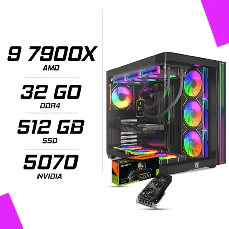 PC Gamer AMD Ryzen 9 7900X RTX 5070 12G