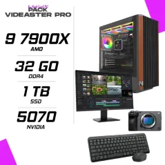 PC Gamer AMD Ryzen 9 7900X RTX 5070 12G + MSI MP273U 27" 60Hz 4K + LOGITECH MK250 + SONY FX3A CINEMA CAMERA
