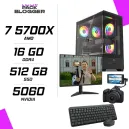 PC Gamer AMD Ryzen 7 5700X RTX 5060 8G + AOC 24B36X 23.8" 144Hz + LOGITECH MK250 + CANON EOS R50 RF-S18-45mm + FEELWORLD F5
