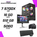PC Gamer AMD Ryzen 7 5700X RTX 5060 8G + AOC Q27U3CV 27" 75Hz 2.5K + LOGITECH MK250 + CANON EOS R10+RF-S 18-45MM