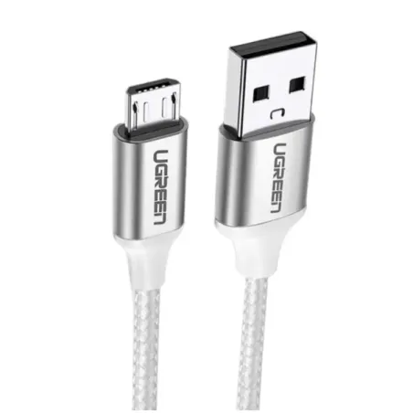 UGREEN CABLE USB-A 2.0 VERS MICRO USB 1M Blanc (60151)