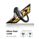UGREEN CABLE USB-C VERS USB-C 5A/100W 1M Gris (70643)
