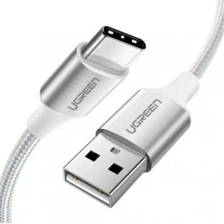UGREEN CABLE USB-A 2.0 VERS USB-C 1.5m Blanc (60132)