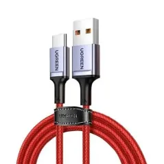 UGREEN CABLE USB-A VERS USB-C 6A/100W 1M Rouge (20527)