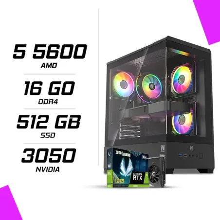 PC Gamer AMD Ryzen 5 5600 RTX 3050 6G