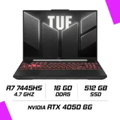 ASUS TUF GAMING A16 FA607NUG AMD Ryzen 7 7445HS/16GB DDR5/512GB SSD/RTX 4050 6GB/16" 144Hz/Win11H (90NR0MU3-M00EN0)