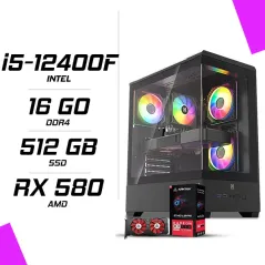 PC Gamer Intel i5-12400F RX 580 8GB