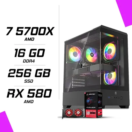 PC Gamer AMD Ryzen 7 5700X RX 580 8GB