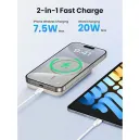 UGREEN 10000mAh 20W POWER BANK WIRELESS MAGNETIC Beige (25208) UGREEN 10000mAh 20W POWER BANK WIRELESS MAGNETIC Beige (25208)