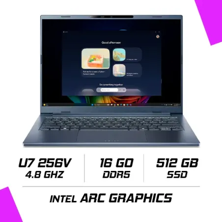 ACER SWIFT GO 14 AI Intel Core 7 258V16Go DDR5512GB SSD14 60HzWin11
