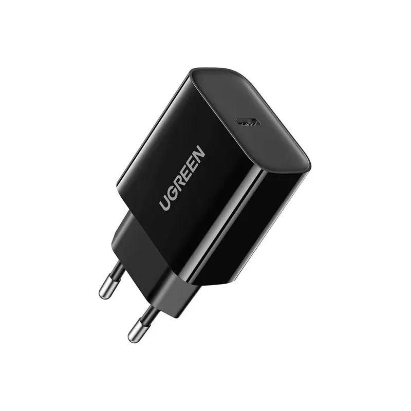 UGREEN CHARGEUR TYPE C 20W Noir (10191) UGREEN CHARGEUR TYPE C 20W Noir (10191)