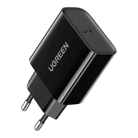UGREEN CHARGEUR TYPE C 20W Noir (10191)