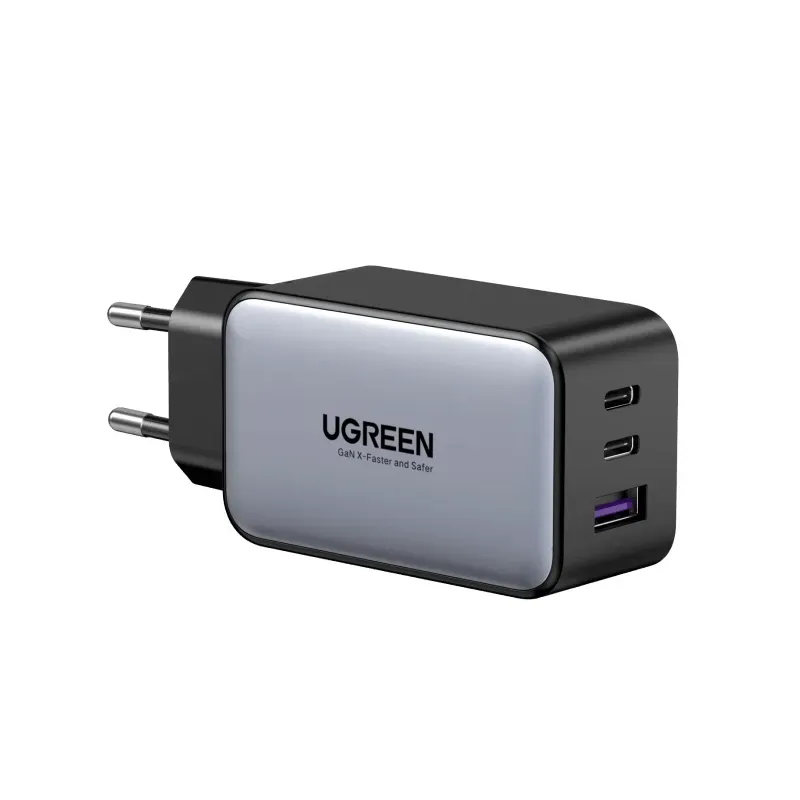 UGREEN CHARGEUR 65W 2C1A GaN Gris (10335) UGREEN CHARGEUR 65W 2C1A GaN Gris (10335)