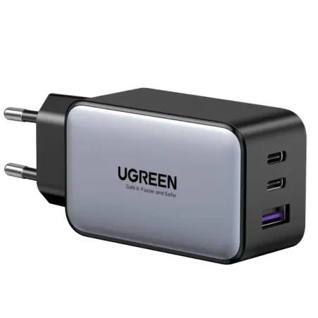 UGREEN CHARGEUR 65W 2C1A GaN Gris (10335)