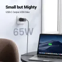 UGREEN CHARGEUR 65W 2C1A GaN Gris (10335) UGREEN CHARGEUR 65W 2C1A GaN Gris (10335)