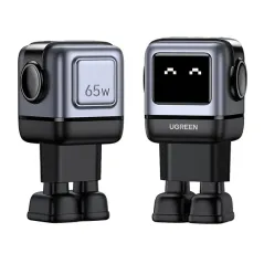 UGREEN CHARGEUR 65W UNO 3 PORTS (25685B)