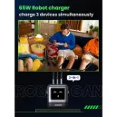 UGREEN CHARGEUR 65W UNO 3 PORTS (25685B) UGREEN CHARGEUR 65W UNO 3 PORTS (25685B)