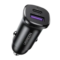 UGREEN CHARGEUR 30W AUTO 2 Ports PD (25845)