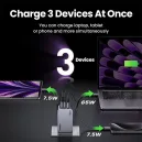 UGREEN 100W 2C1A GaN CHARGEUR RAPIDE +1.5M Cable USB-C (25874) UGREEN 100W 2C1A GaN CHARGEUR RAPIDE +1.5M Cable USB-C (25874)