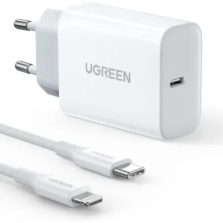 UGREEN USB-C 20W PD CHARGEUR + 1M Cable (50698)