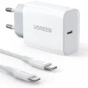 UGREEN USB-C 20W PD CHARGEUR + 1M Cable (50698)
