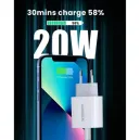 UGREEN USB-C 20W PD CHARGEUR + 1M Cable (50698)
