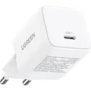 UGREEN CHARGEUR RAPIDE 20W USB-C GaN EU Blanc (55554) UGREEN CHARGEUR RAPIDE 20W USB-C GaN EU Blanc (55554)