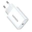 UGREEN CHARGEUR RAPIDE 20W USB-C EU Blanc (60450) UGREEN CHARGEUR RAPIDE 20W USB-C EU Blanc (60450)